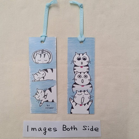 Bookmark 3 Cats Asleep