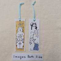 Bookmark Cats Enjoy Singing