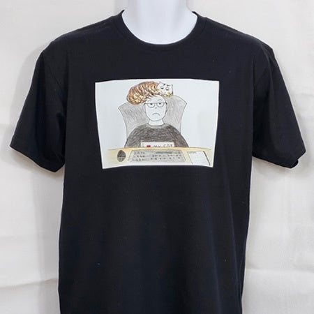 TS-Black I Love my Cat – Gift Shop Tora