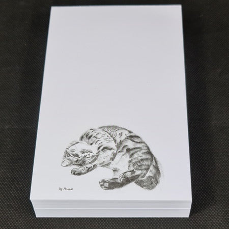 Note Pad Mini Tora Sleeping